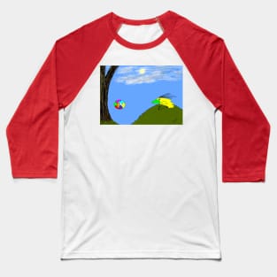 Purdy picturing living in Yiayia’s Fairy Tale Village 🎈 Baseball T-Shirt